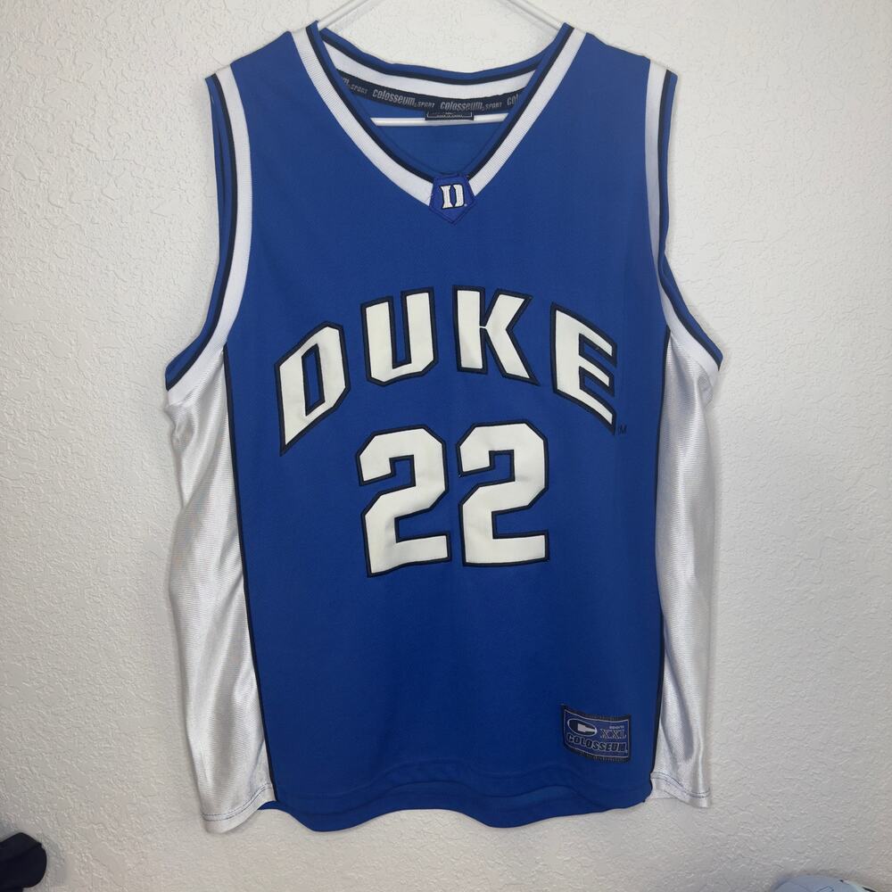 Duke University 22 Basketball Jersey XL Colosseum